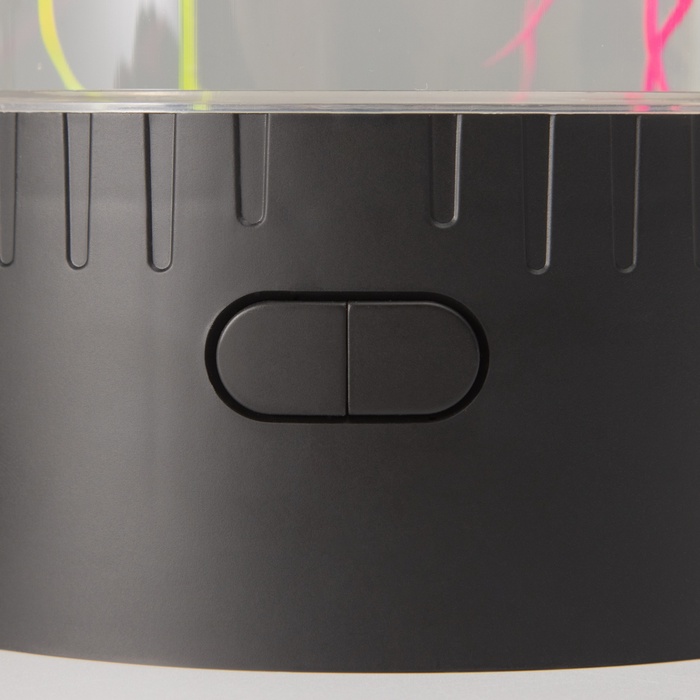 Светильник «Аквариум с медузами» LED RGB 7 Вт USB черный 13.5×13.5×37 см