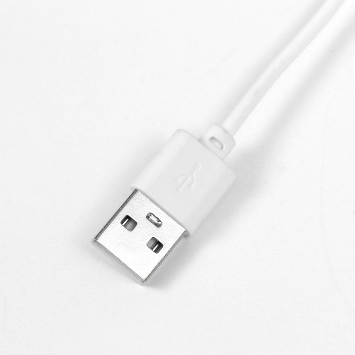 Сувенир стекло подсветка "Планета Земля" d=6 см подставка дерево, USB 6,5х6,5х7,5 см