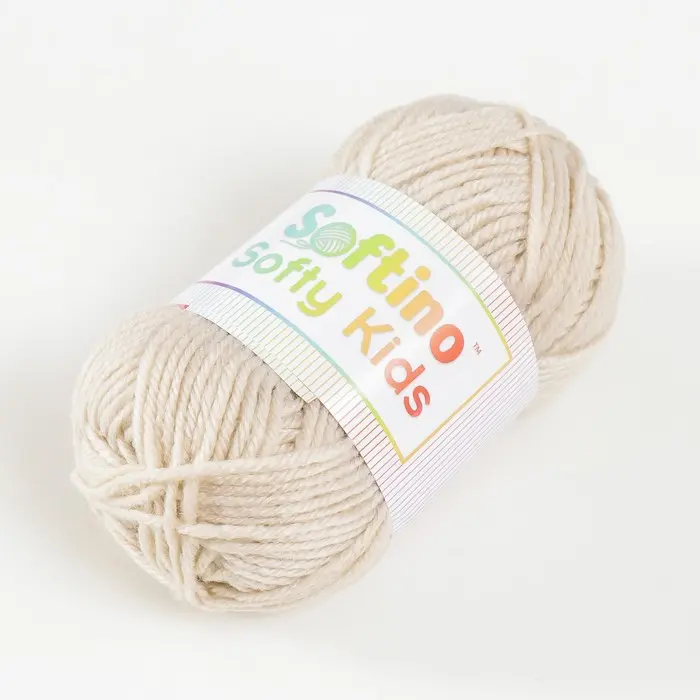 Пряжа 100% акрил "Softy Kids" 90м ±5м 50 гр цвет 05 бежевый 5443670