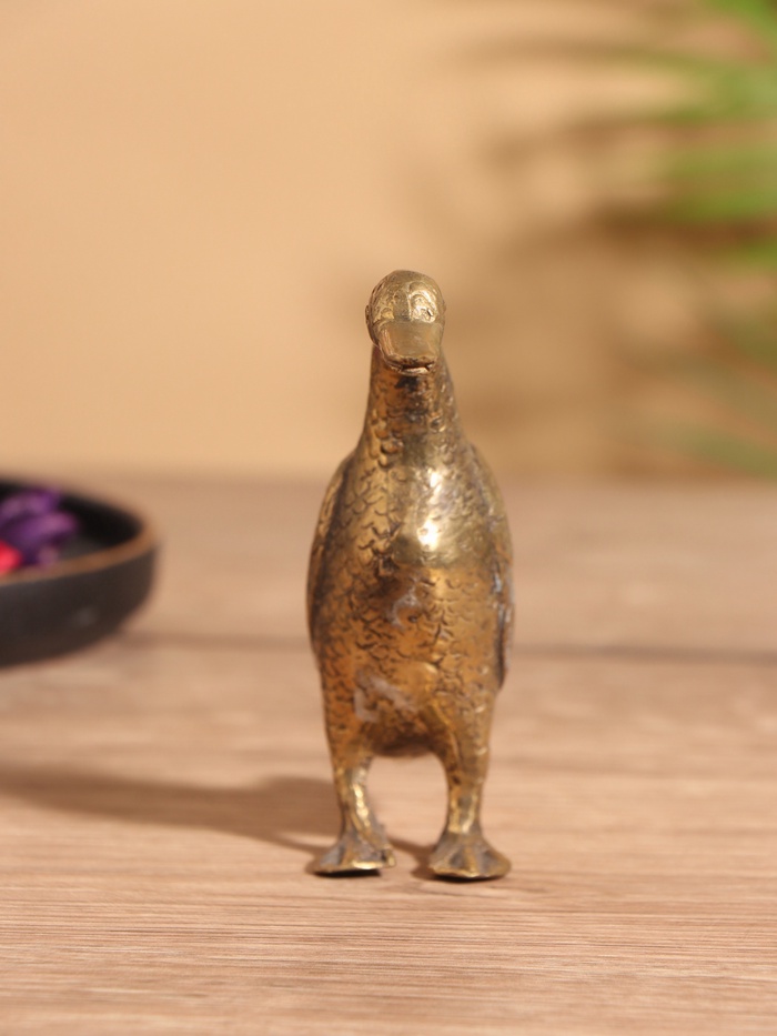 Сувенир «Утка», 10×4×10 см, бронза