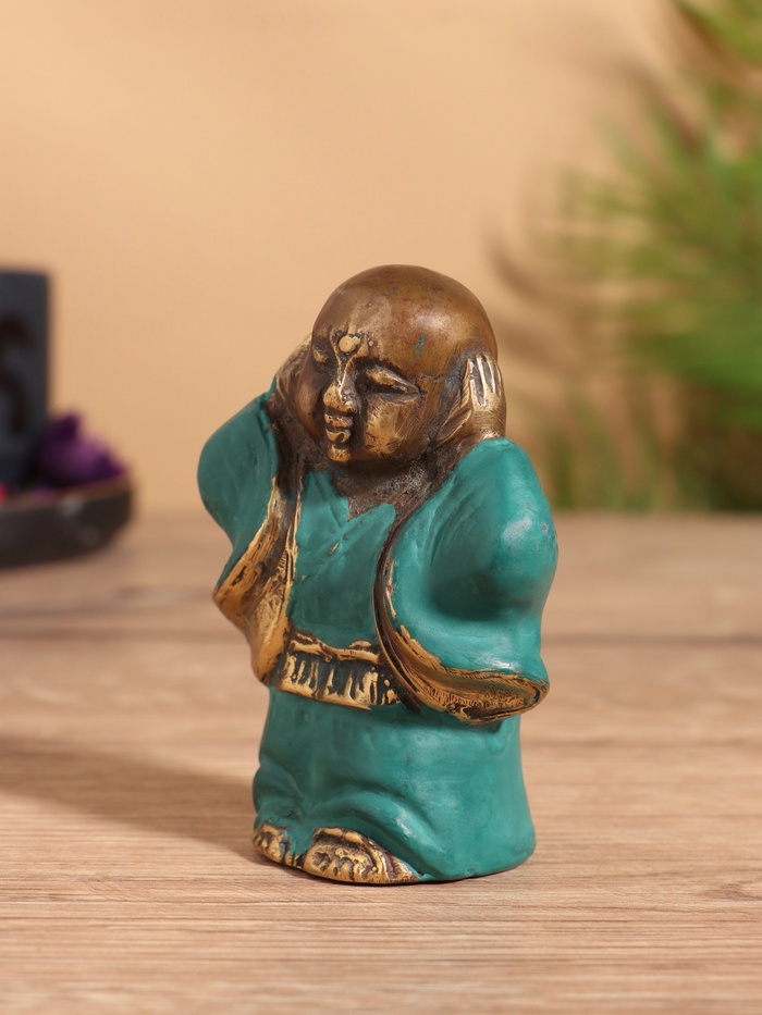 Сувенир «Монах», 5×4×8 см, бронза